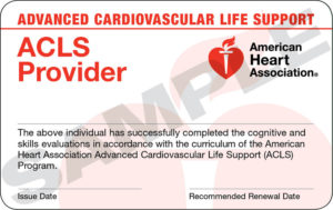 ACLS Card